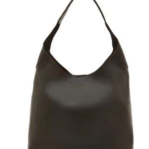 Elegant Black Leather Hobo Bag